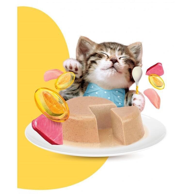 Moochie Cat Food Tuna and Chicken Recipe For Kitten - Healthy Growth Pouch 12 x 70 g, , large image number 1