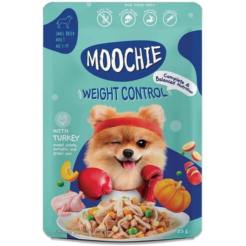 Moochie Dog Food Casserole with Turkey - Weight Control Pouch 12 x 85G, , large image number 0