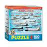 EUROGRAPHICS - Eurographics Airplanes 100 Pcs Jigsaw Puzzle