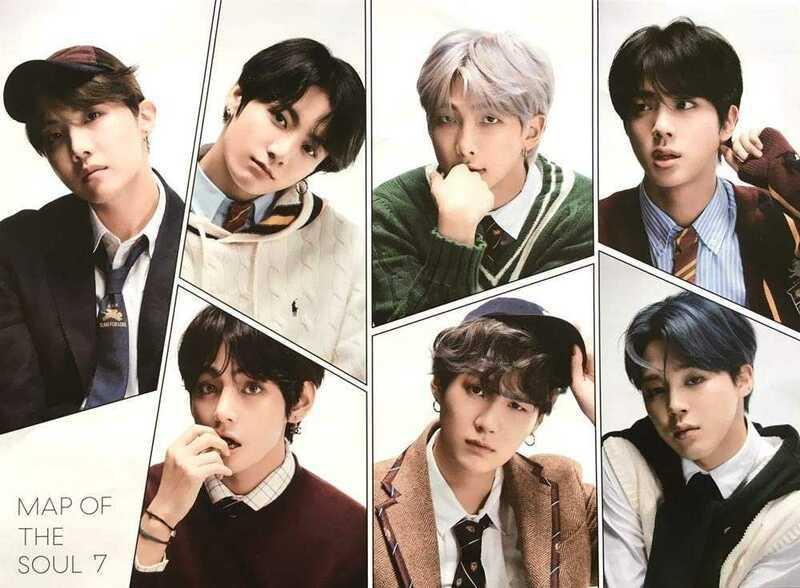 BTS Map Of Soul 7 Poster Version 4 (41 x 59 cm), , large image number 0