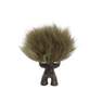 BYSOMMER - Good Luck Troll Brown with Brown Hair Statue (9 cm)