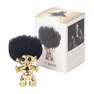 BYSOMMER - Good Luck Troll Brass with Black Hair Statue (9 cm)