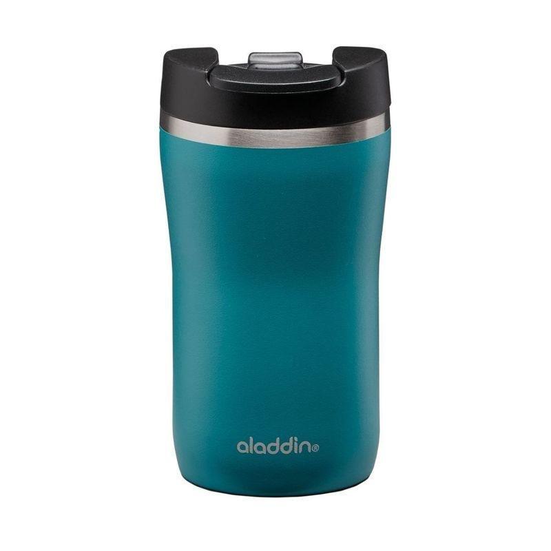 Aladdin Cafe Thermavac Leak-Lock Stainless Steel Mug Aqua Blue 250ml, , large image number 0