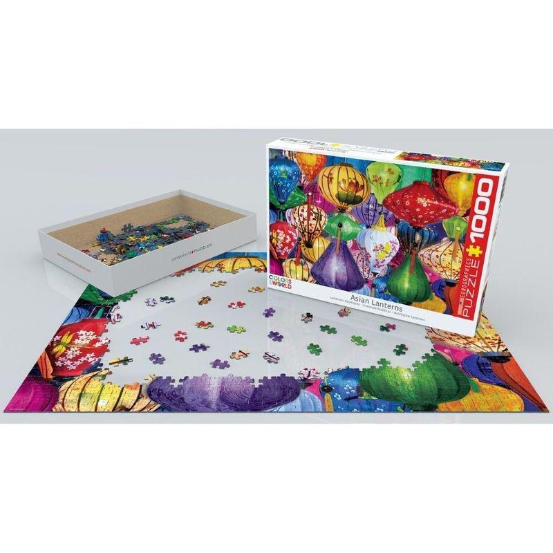 Eurographics Asian Lanterns 1000 Pcs Jigsaw Puzzle, , large image number 1