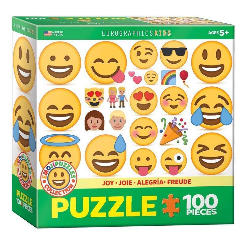 Eurographics Emoji Joy 100 Pcs Jigsaw Puzzle Jigsaw Puzzle, , large image number 0