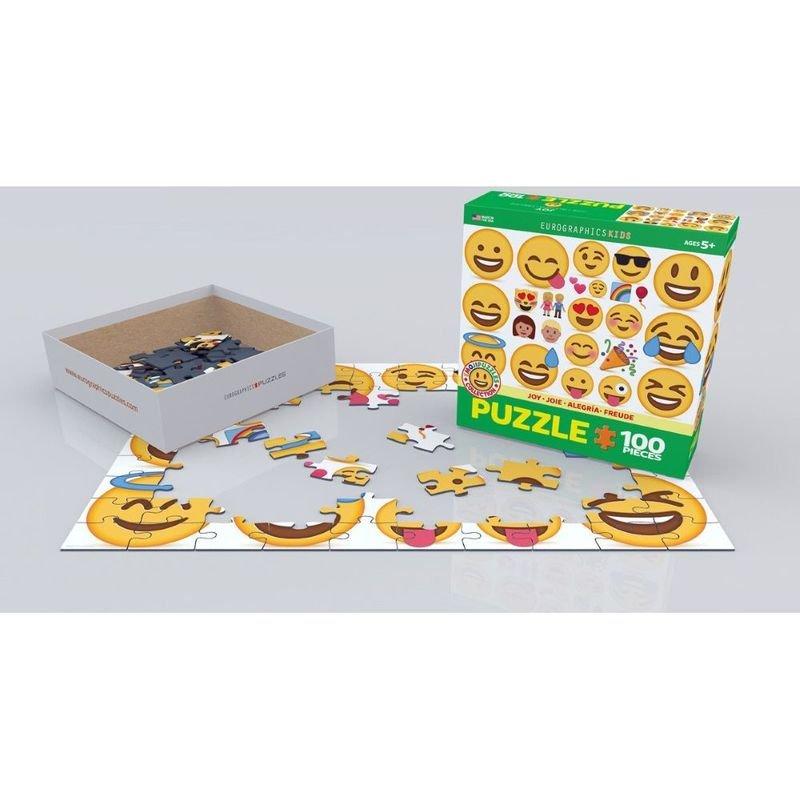 Eurographics Emoji Joy 100 Pcs Jigsaw Puzzle Jigsaw Puzzle, , large image number 1