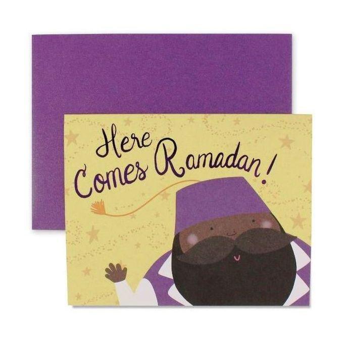 Hello Holy Days Waving Drummer Single A2 Greeting Card, , large image number 0