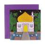 HELLO HOLY DAYS - Hello Holy Days Mosque Garden Single 5X5 Inch Greeting Card