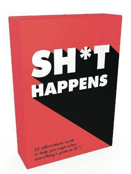 SUMMERSDALE PUBLISHERS - Sh*T Happens 52 Cards Of U eat Quotes And No-Nonsense Statements | Summersdale
