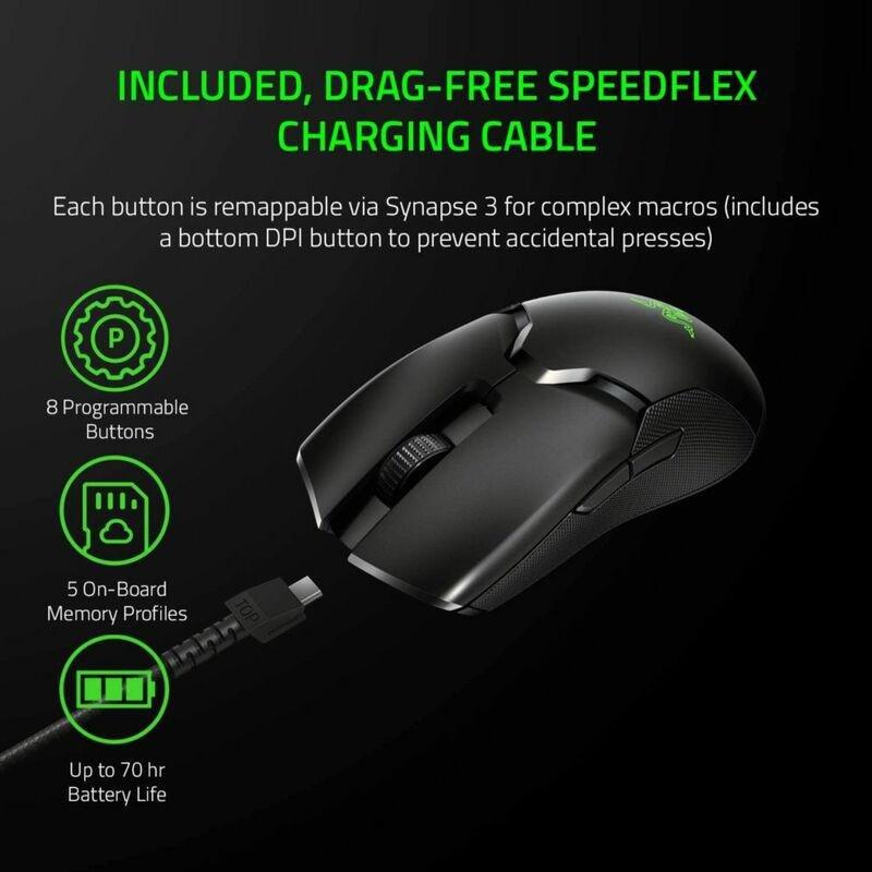 Razer Viper Ultimate Black Gaming Mouse without Charging Dock, , large image number 6