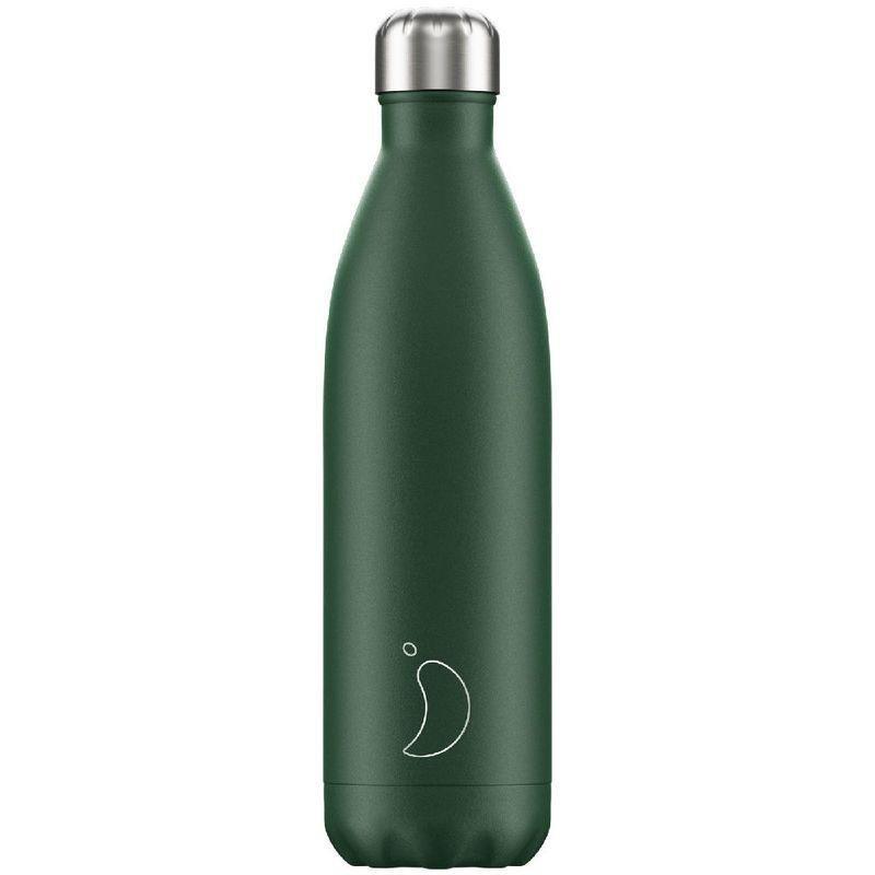 Chilly's Bottle Matte Green Water Bottle 750ml, , large image number 0