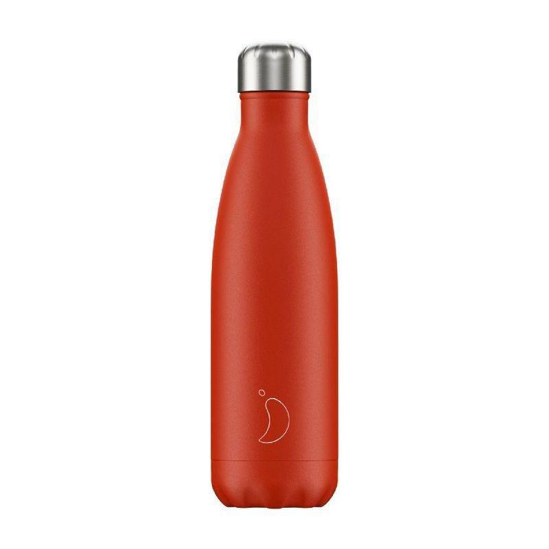 Chilly's Bottle Neon Red Water Bottle 500ml, , large image number 0