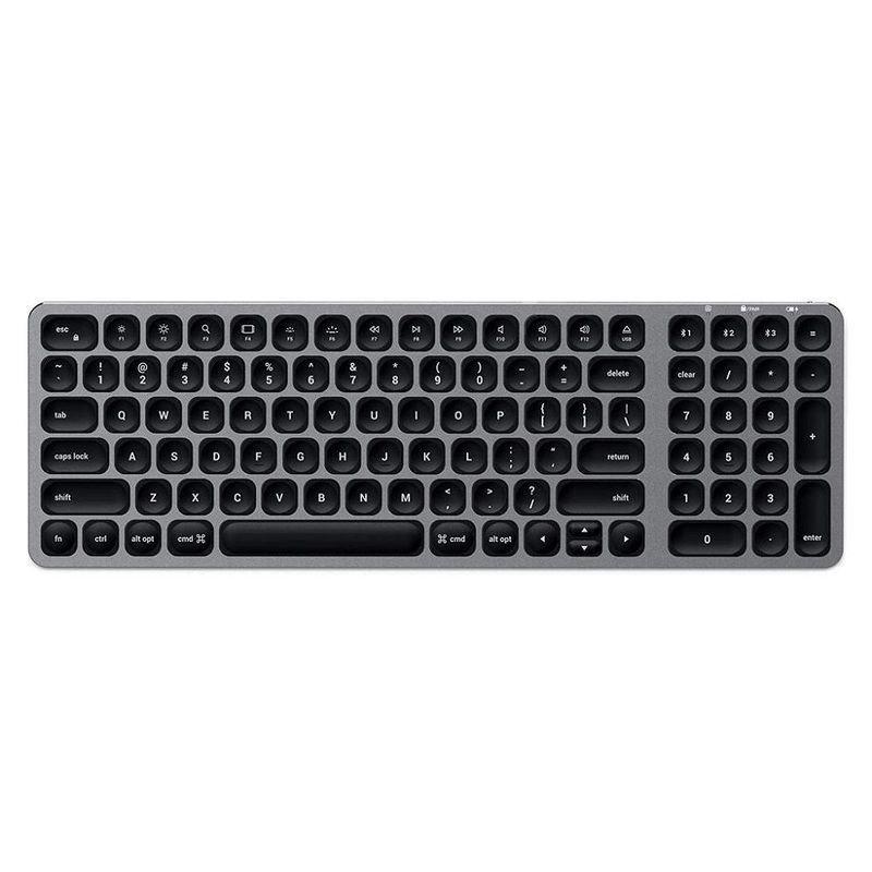 Satechi Compact Backlit Bluetooth Keyboard Space Gery for iOS, , large image number 0