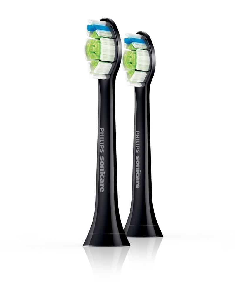 PHILIPS Sonicare DiamondClean Standard Black Sonic Toothbrush Heads (2 Pack), , large image number 0