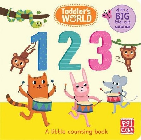 QUERCUS UK - 123 A Little Counting Board Book with a Fold-Out Surprise | Various Authors