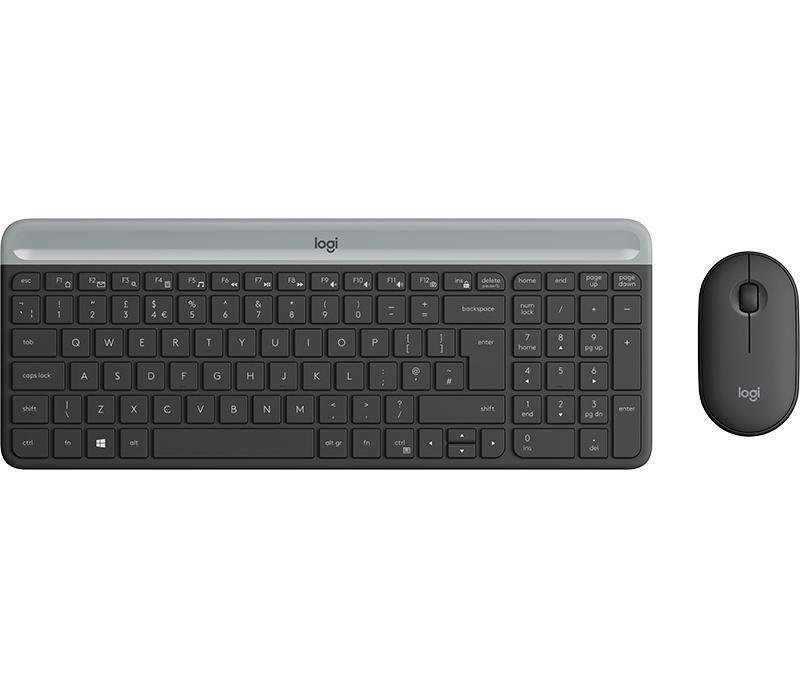 Logitech MK470 Slim Wireless Keyboard/Mouse Combo - Graphite (US English), , large image number 0