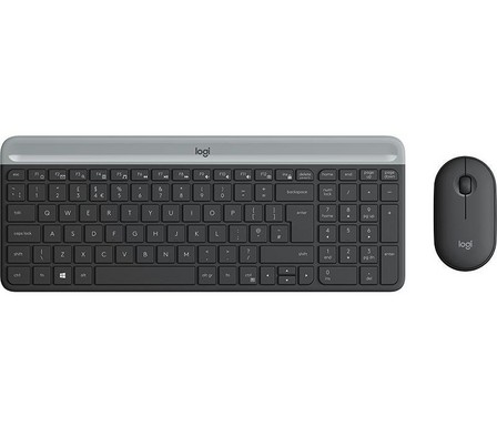 LOGITECH - Logitech MK470 Slim Wireless Keyboard/Mouse Combo - Graphite (US English)