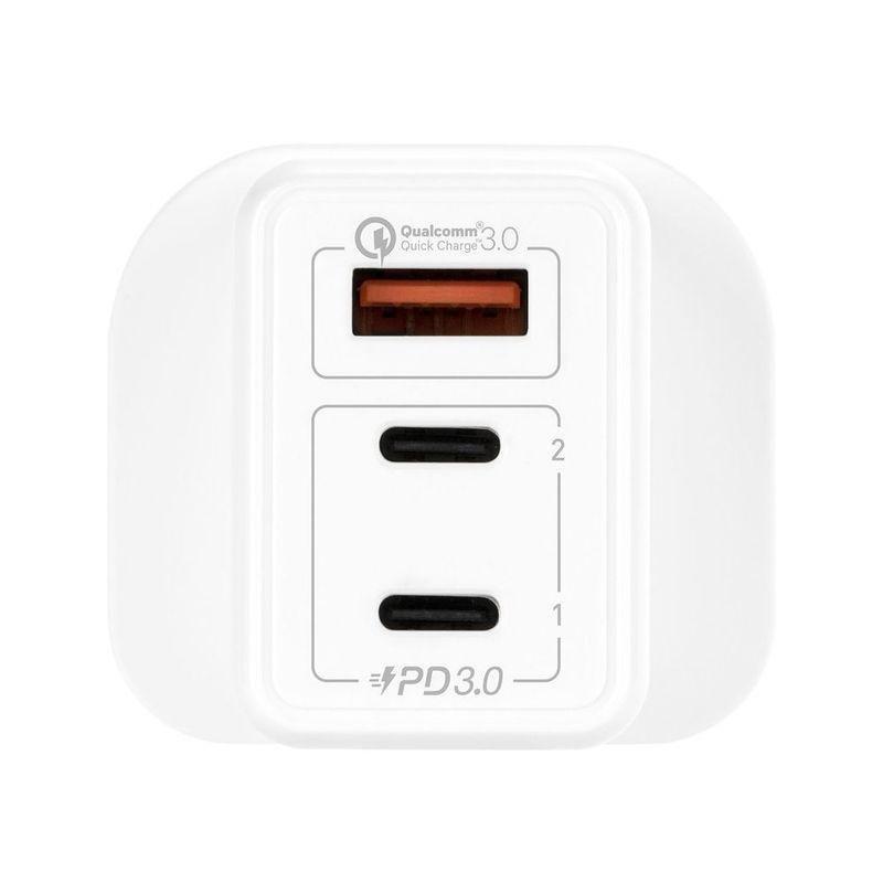 Momax OnePlug 65W 3-Port GAN Charger White, , large image number 0