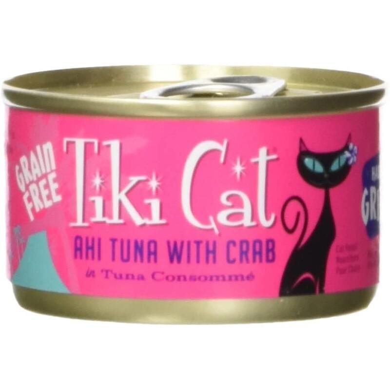 Tiki Cat Grill Wet Cat Food Hana Grill Ahi Tuna Crab - 2.8 Oz. Can, , large image number 0