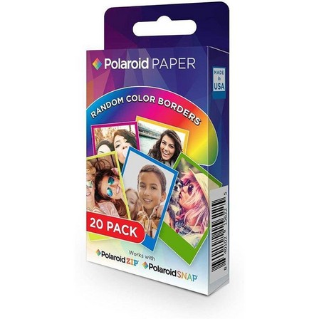 POLAROID - Polaroid Zink Premium Rainbow Frame 2 x 3 inches (20 Pack)