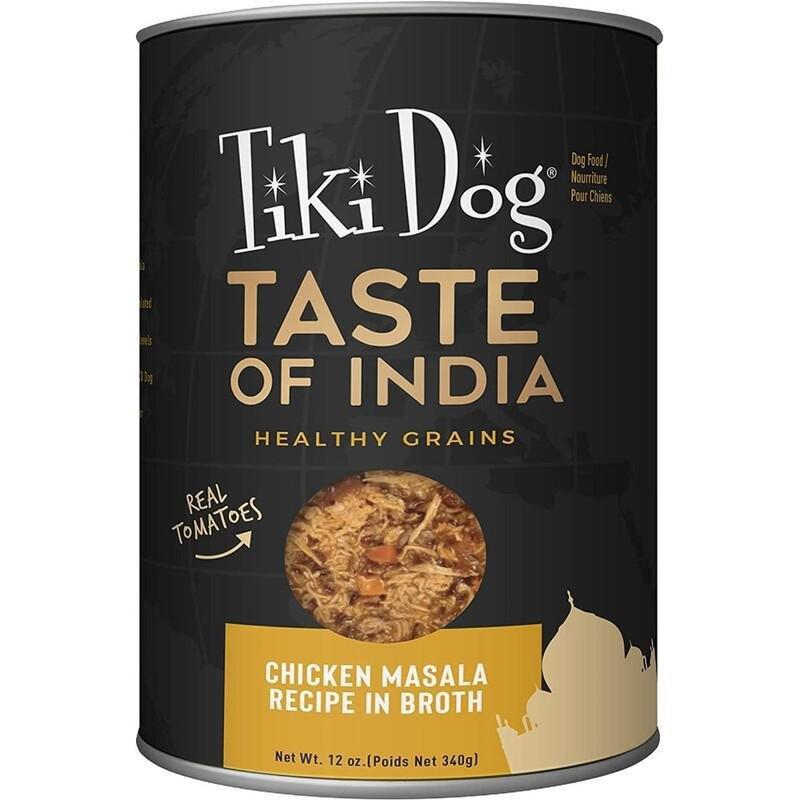 TIKI DOG - Tiki Dog Taste of India! Chicken Masala 12Oz Can