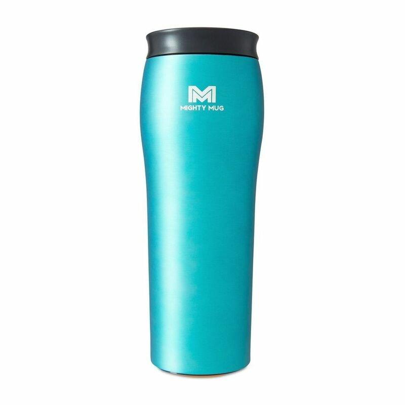 Mighty Mug Go Metallic Stainless Steel Teal Matte 360 16oz../473ml, , large image number 0