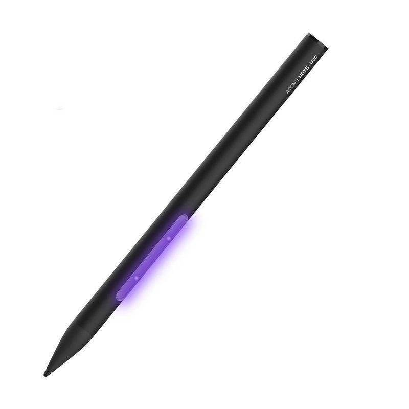 ADONIT - Adonit Note UVC Stylus Black for iPad 2018/Pro/New Models