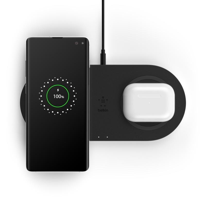 Belkin Boost Charge Dual Wireless Charging Pads Black, , large image number 1