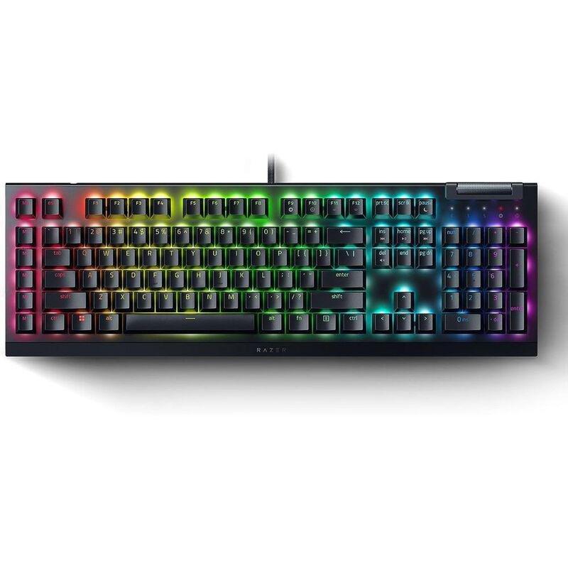 Razer BlackWidow V4 X Mechanical Gaming Keyboard - Green Switch - Razer Chroma RGB - (Arabic/English), , large image number 0