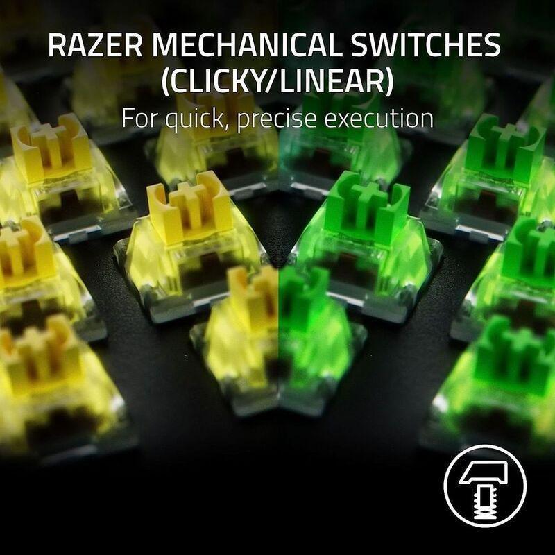 Razer BlackWidow V4 X Mechanical Gaming Keyboard - Green Switch - Razer Chroma RGB - (Arabic/English), , large image number 1