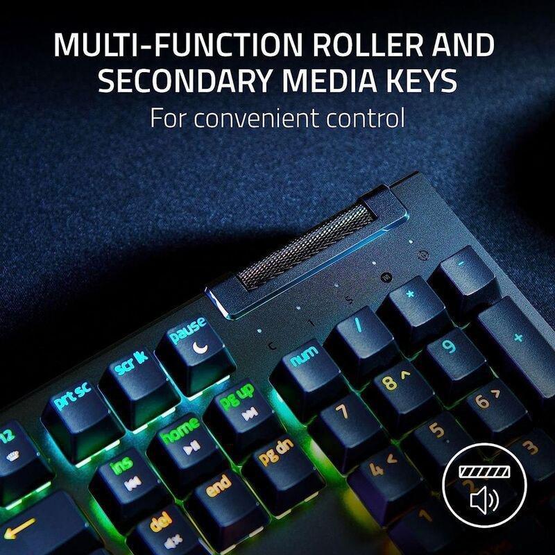 Razer BlackWidow V4 X Mechanical Gaming Keyboard - Green Switch - Razer Chroma RGB - (Arabic/English), , large image number 3