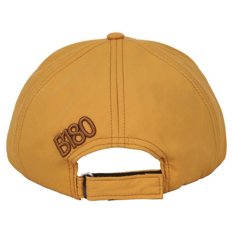 B180 CAPS - B180 Bb Logo3 Adult Unisex Trucker Cap Camel