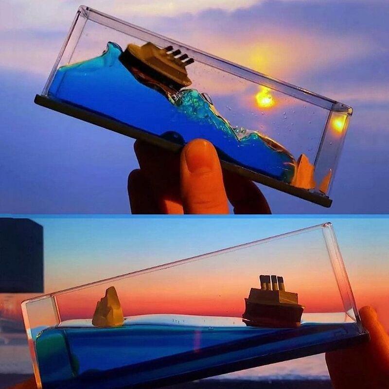 Sensory Motion Bubbler Ship & Iceberg, , large image number 1