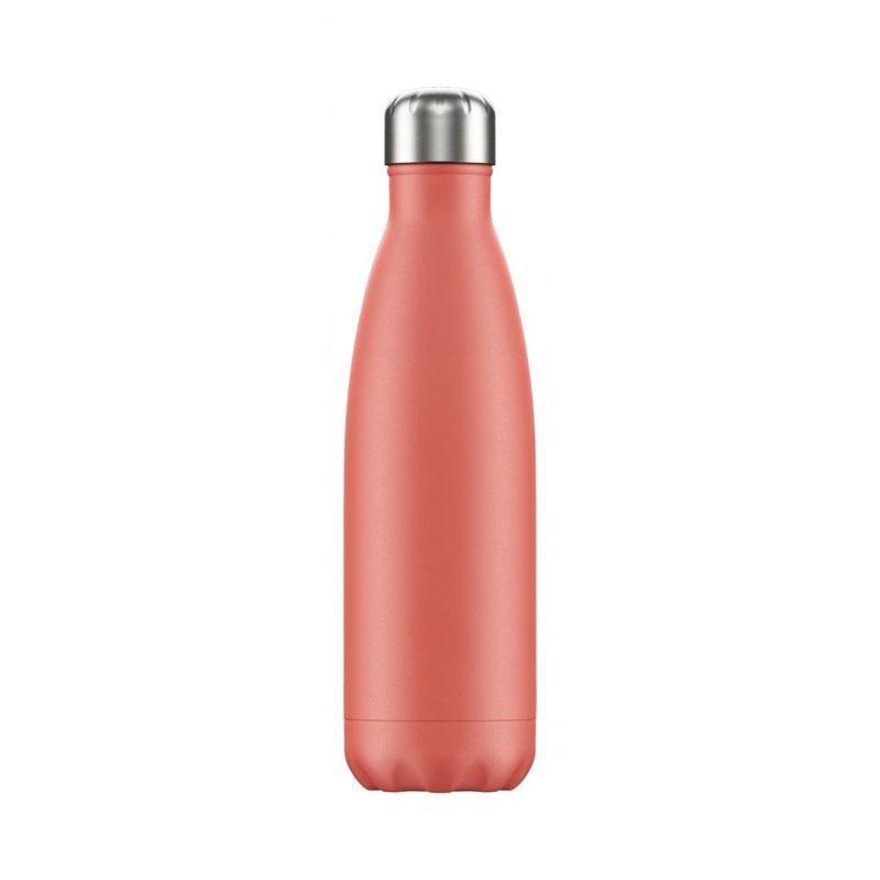 Chilly's Bottles Pastel Coral 500ml Water Bottle, , large image number 1