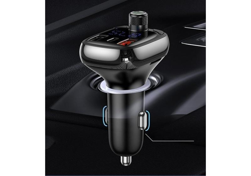 Baseus T typed S-13 wireless MP3 car charger PPS Quick Charger-EU - Black, , large image number 10