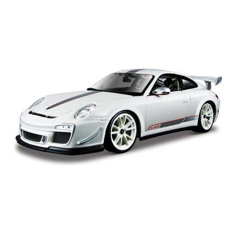 BBurago Porsche Gt3 Rs 4.0 1.18 Scale Die-Cast Model - White, , large image number 0