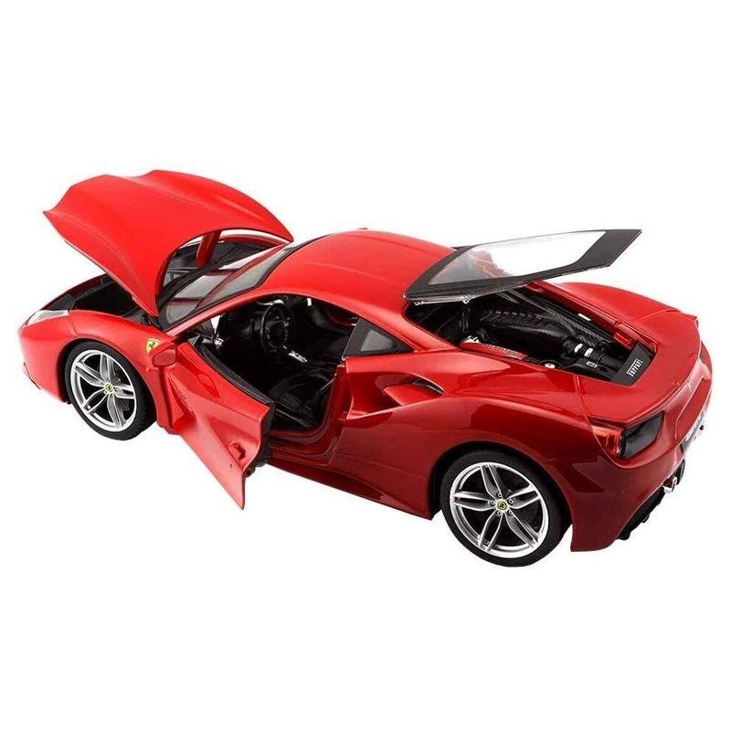 Bburago Ferrari Ferrari 488 GTB Race And Play Collection Die-Cast Model 1.18 Scale, , large image number 0
