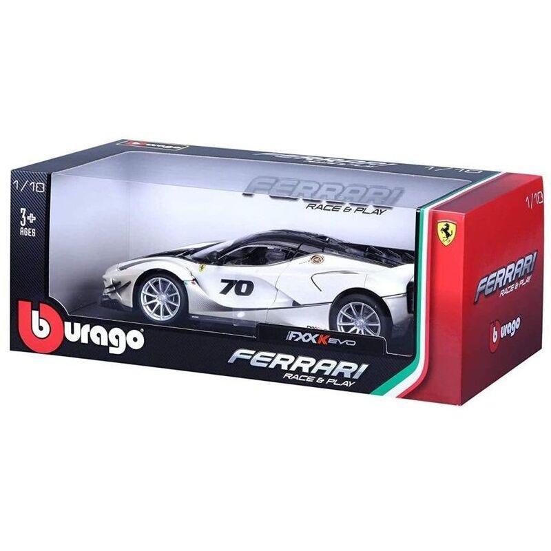 BBurago Ferrari FXX K Evo Race and Play 1.18 Die-Cast Model Car, , large image number 1