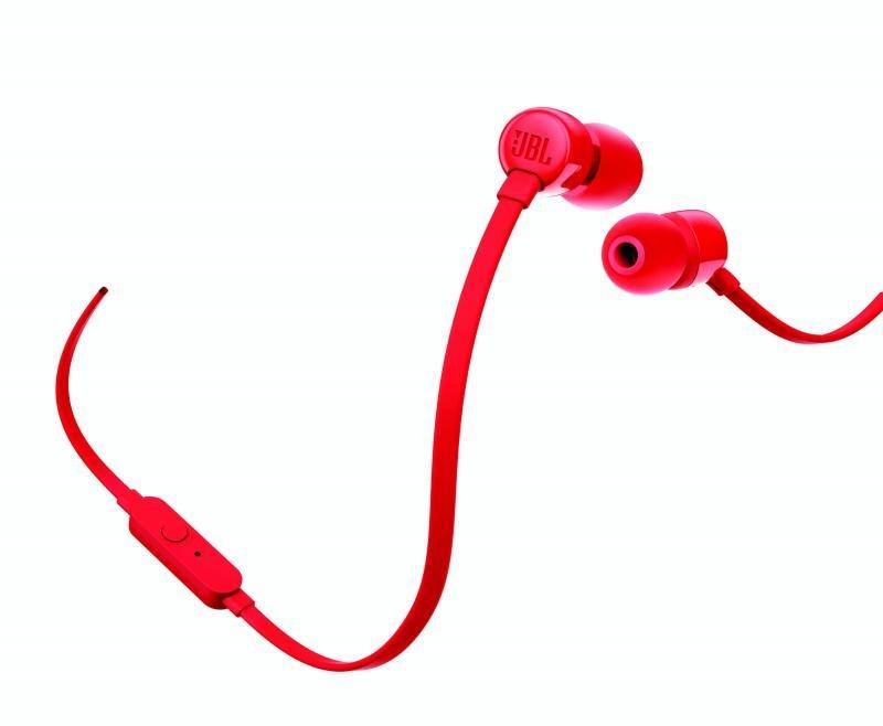 JBL T110 Red In-Ear Earphones, , large image number 0