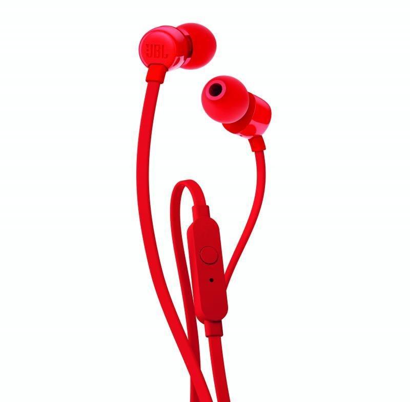 JBL T110 Red In-Ear Earphones, , large image number 2