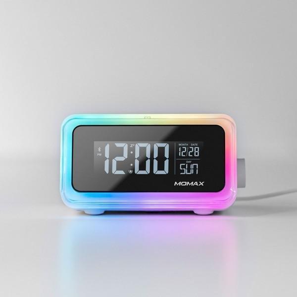 Momax Q. Clock 2 Digital Clock with Wireless Charger, , medium