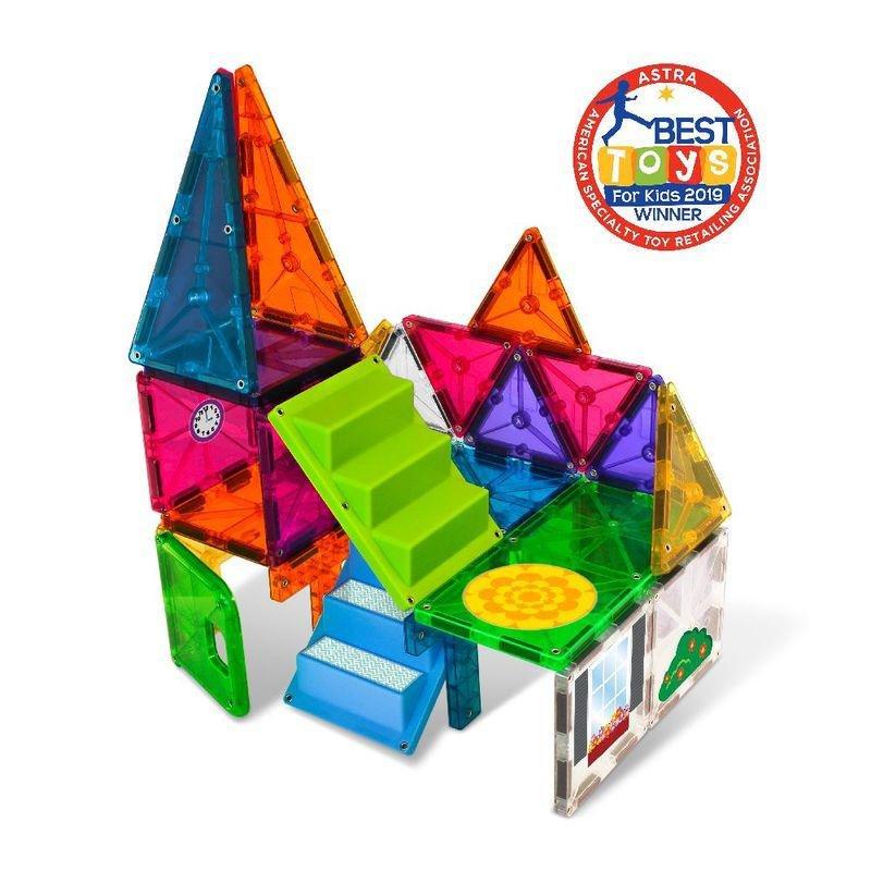 Magna-Tiles House 28 Piece Magnetic Building Set, , large image number 4