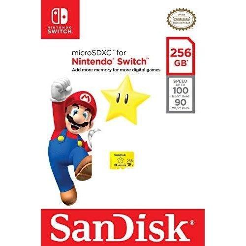 Sandisk Nintendo MicroSDXC Memory Card 256GB, , large image number 1