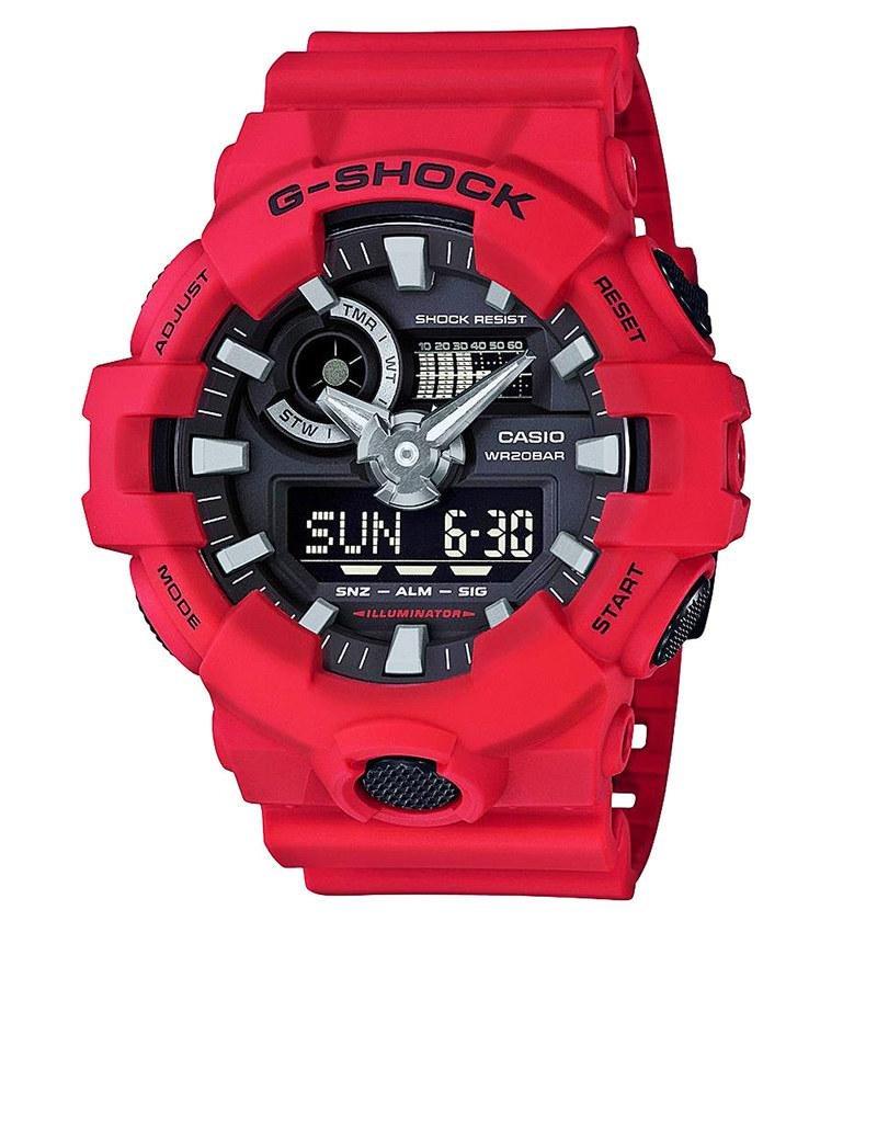 Casio G-Shock GA-700-4ADR Analog/Digital Watch, , medium