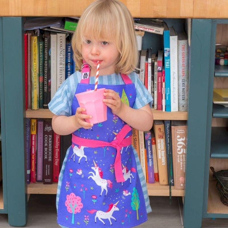 Threadbear Design Lulu L'Unicorn Apron 3-6 Yrs, , large image number 1