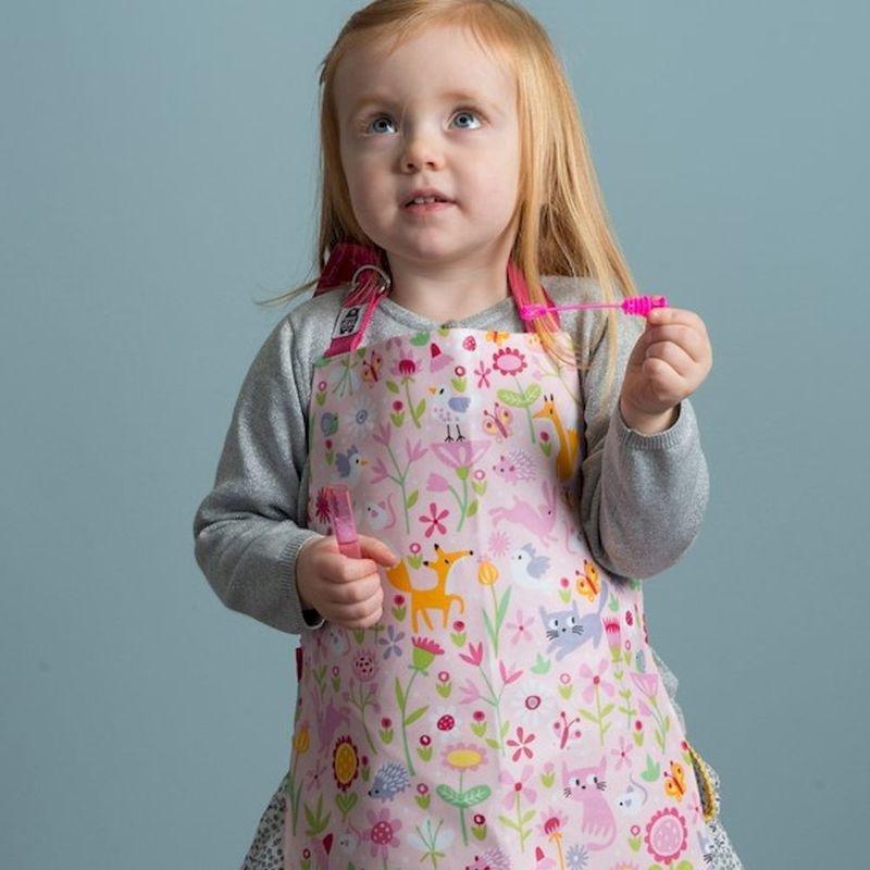 Threadbear Design Flora's Garden Apron 3-6 Yrs, , large image number 1