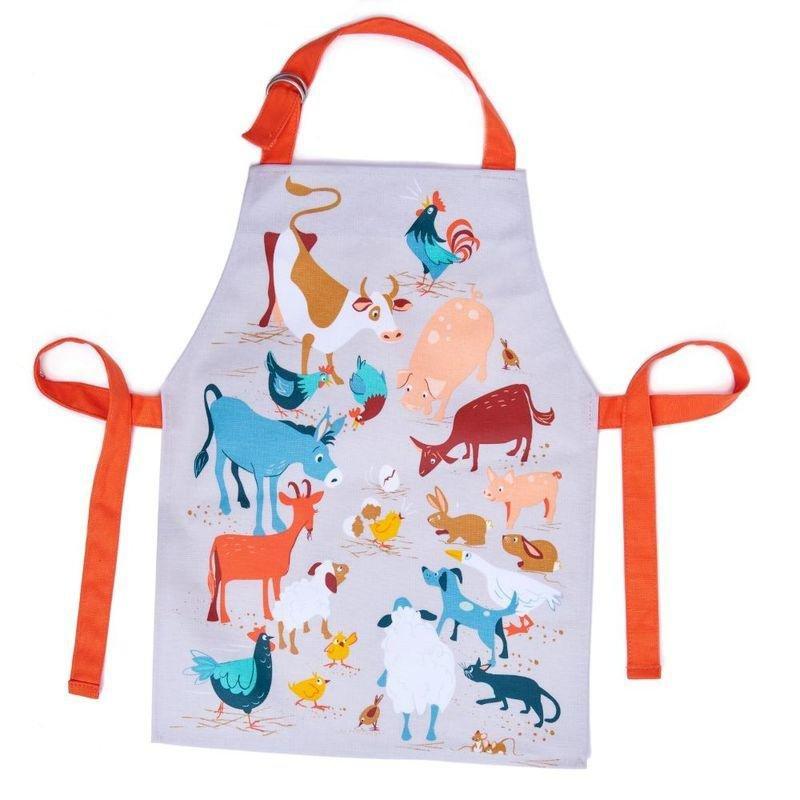 Threadbear Design Fred's Farm Apron 3-6 Yrs, , large image number 0
