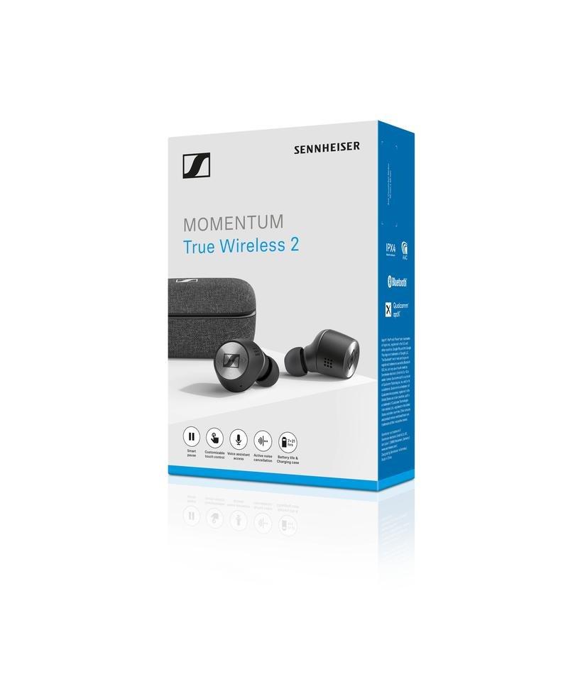 Sennheiser M3Ietw2 Black Momentum True Wireless 2 Bluetooth Earbuds with Anc, , large image number 1