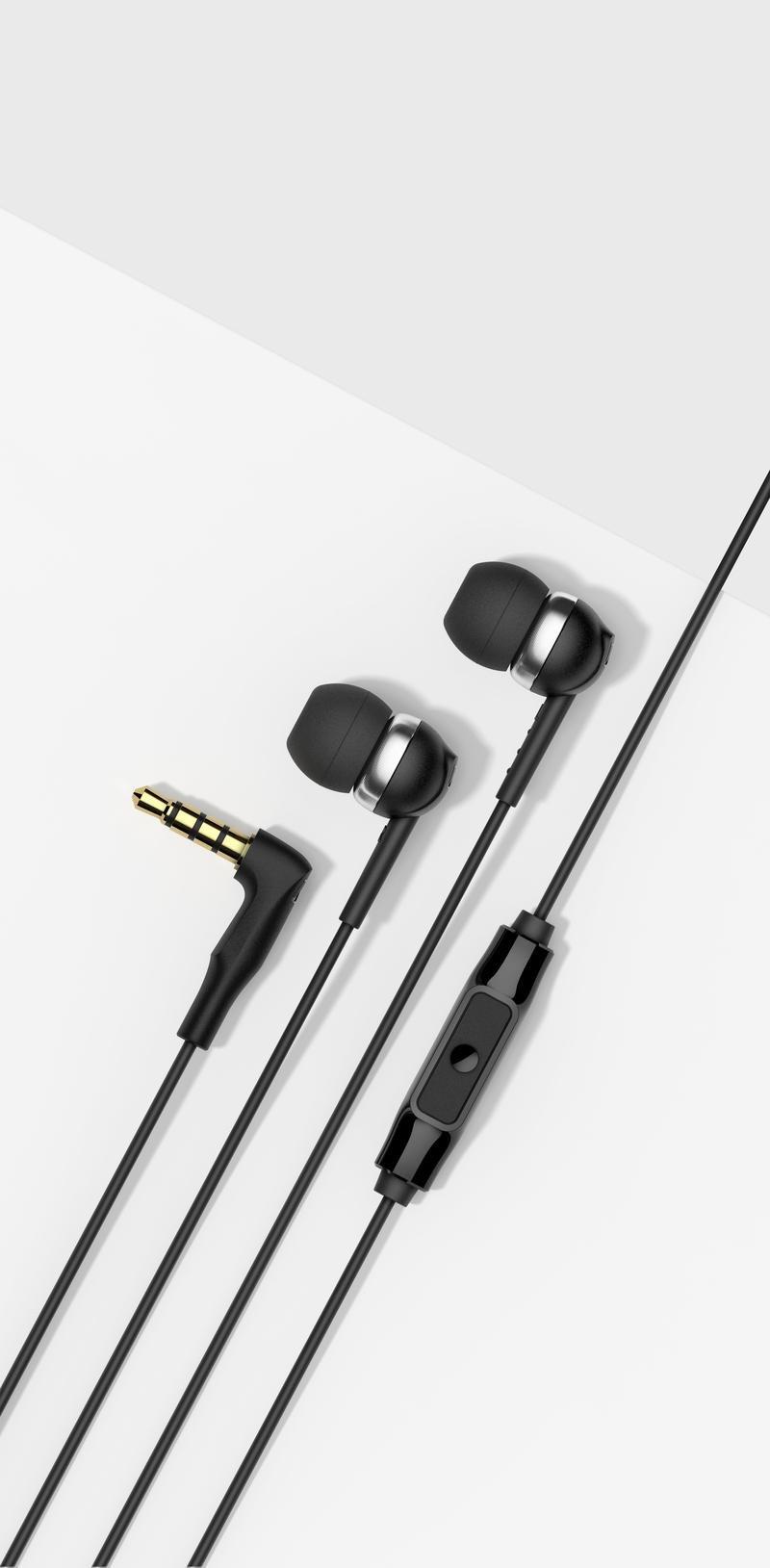 Sennheiser Cx 80S Wired In-Ear Earphones with Mic, , large image number 2