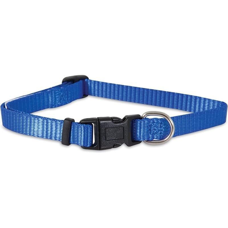 Aspen Pet Adjustable Collar - 8-14" x 3/8" - Blue, , large image number 0